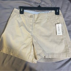 crown & ivy khaki shorts
